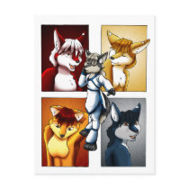 Darrik - Fox of Many Colors Postcard