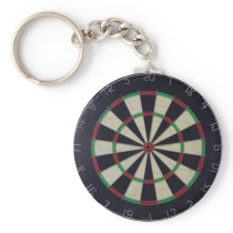 Dart Board Keychain