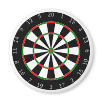 DART BOARD REFRIGERATOR MAGNETS