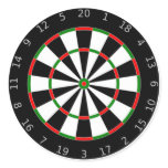 DART BOARD STICKER