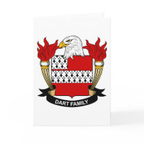 Dart Family Crest cards
