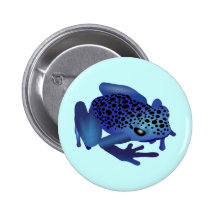 Dart Frog Pinback Button