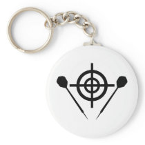 dart icon target key chains