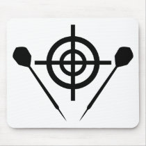 dart icon target mouse pads