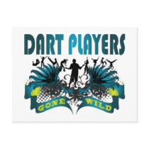 Dart Players Gone Wild Postcard