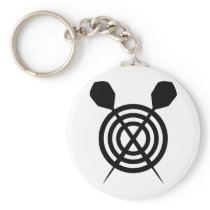 dart sport icon crossed key chains