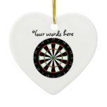 Dartboard background ornaments
