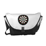 Dartboard background messenger bags