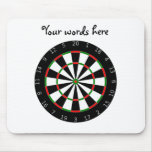 Dartboard background mousepads