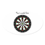 Dartboard background stickers