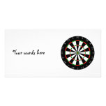Dartboard background photo cards