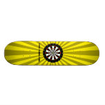 Dartboard background skateboards