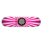 Dartboard background skateboards