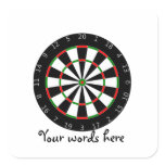 Dartboard background stickers