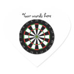 Dartboard background stickers