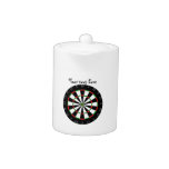 Dartboard background teapots
