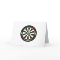 Dartboard & Darts: 3D Model: Card