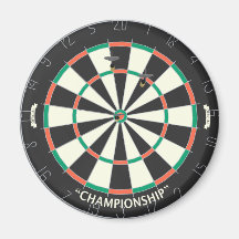Dartboard & Darts: 3D Model: Fridge Magnets