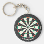 Dartboard & Darts: 3D Model: Key Chains