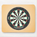 Dartboard & Darts: 3D Model: Mousepad