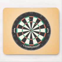 Dartboard & Darts: 3D Model: Mousepad