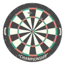 Dartboard & Darts: 3D Model: stickers