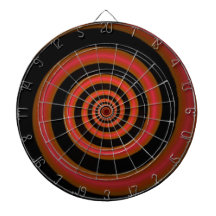 Dartboard del diseño del fractal que remolina