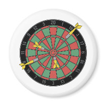Dartboard Refrigerator Magnets