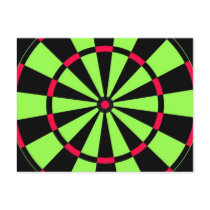 Dartboard Postcard