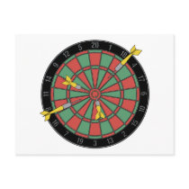 Dartboard Postcard