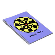 Dartboard Yellow Black Red Bullseye