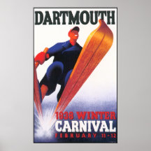 Dartmouth Winter Carnival Reproduction Posters
