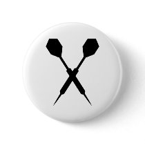 Darts Pinback Buttons