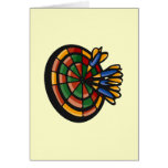 Darts/Dart Board Greeting Card