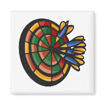 Darts/Dart Board Refrigerator Magnets