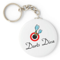 Darts Diva Keychain