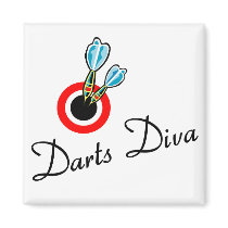 Darts Diva Magnet