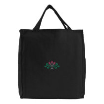 Darts embroidered bags