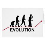Darts Evolution Greeting Card