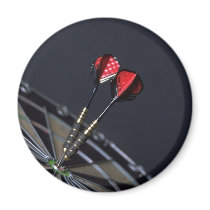 Darts Refrigerator Magnet