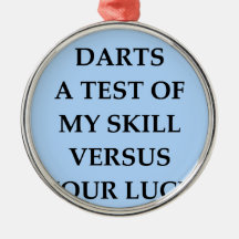 darts ornament