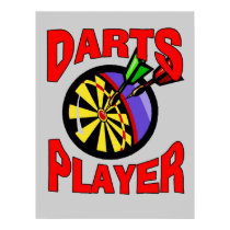 Darts Player Poster