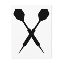 Darts Postcard