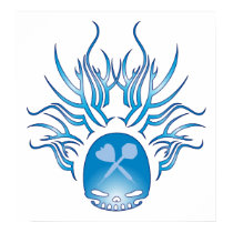 Darts Skull Print