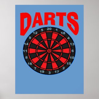 Darts Target print