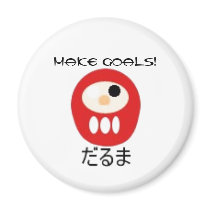 daruma, Make Goals! magnets