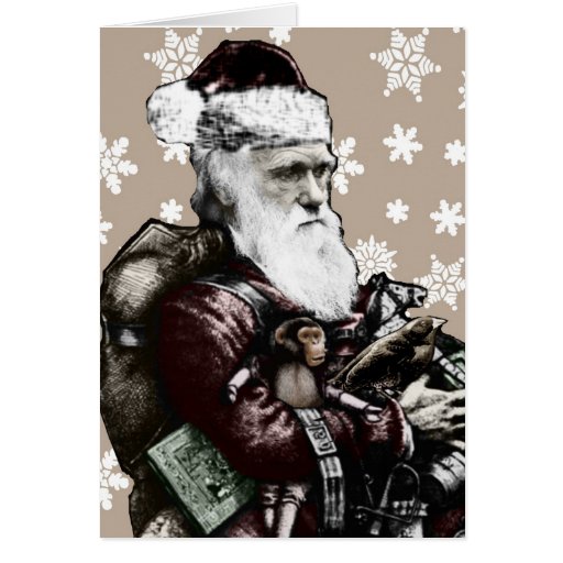 darwin atheist christmas card color zazzle darwin atheist christmas card color zazzle