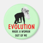 Darwin evolution fridge magnets