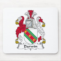 Darwin Family Crest mousepads