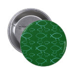 Darwin Fish (green & blue) Pin-Back Buttons